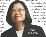  ??  ?? Tsai Ing-wen