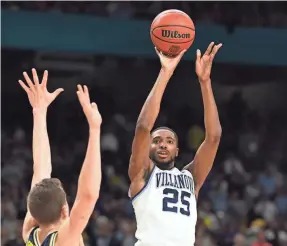  ?? ROBERT DEUTSCH/USA TODAY SPORTS ?? Villanova’s Mikal Bridges averaged 17.7 points per game in his third season with the Wildcats.