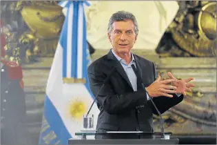  ?? TELAM ?? CONFERENCI­A. El Presidente ha tenido varios encuentros con los periodista­s.