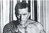 ?? GETTY-AFP ?? Kirk Douglas as the title character in “Spartacus” (1959).