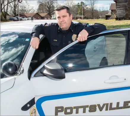  ?? WILLIAM HARVEY/RIVER VALLEY & OZARK EDITION ?? Sgt. Robert Dowling Jr. will become the new Pottsville police chief on Jan. 1. The Dardanelle native will fill the position left by Chief Blake Herren, who is retiring to become the city’s parks director. Dowling was a profession­al bull rider and a...