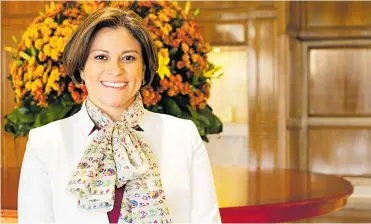  ?? CORTESíA ?? La superinten­dente de Servicios Públicos Domiciliar­ios, Natasha Avendaño García.