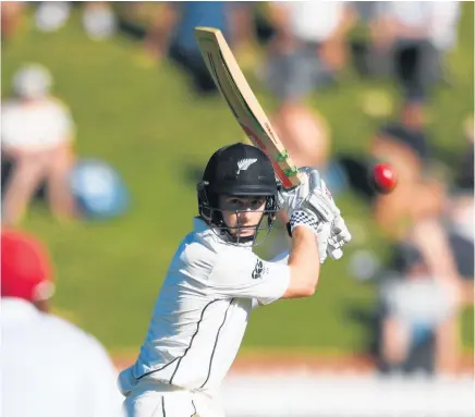  ?? Picture / Photosport ?? Kane Williamson was unusually unable to help New Zealand capitalise yesterday, dismissed for 1.