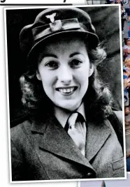  ??  ?? In uniform: Dame Vera in 1941. Right: Two Spitfires fly over Ditchling yesterday