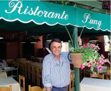  ??  ?? Ristorator­e Luigi Miroli, uno dei più noti ristorator­i di Portofino (Genova), morto a 82 anni
