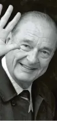  ?? Foto: Sergei Chirikov, dpa ?? Jacques Chirac ist im Alter von 86 Jahren gestorben.