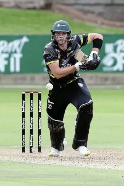  ?? /RICHARD HUGGARD / GALLO IMAGES ?? Tristan Stubbs of Gbets Warriors will feature in the T20 series for the Proteas against India.