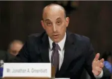  ?? CAROLYN KASTER — THE ASSOCIATED PRESS FILE ?? In this file photo Jonathan Greenblatt, CEO and National Director of the Anti-Defamation League, speaks on Capitol Hill in Washington.