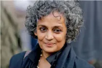  ??  ?? Author Arundhati Roy