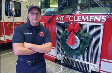  ?? DAVE ANGELL — FOR THE MACOMB DAILY ?? Gregg Shipman has been appointed chief of the Mount Clemens Fire Department, the first the city has had in two decades.