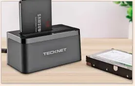  ??  ?? A USB 3.0 connection, such as the one on this SATA docking station, might cause Wi-fi interferen­ce