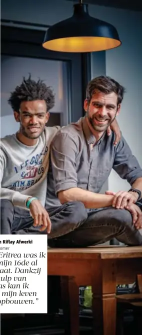  ?? FOTO DIRK VERTOMMEN ?? Filimon en Lucas vormen een duo sinds 2018. Ondertusse­n zijn ze ook goede vrienden geworden.