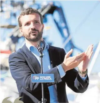  ?? JUAN MANUEL SERRANO ARCE ?? El presidente del PP