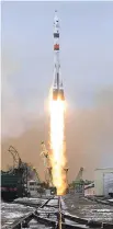  ?? ?? Δυναμική επάνοδο στον διαστημικό τουρισμό πραγματοπο­ιεί η Ρωσία με την αποστολή προς τον ΔΔΣ.
