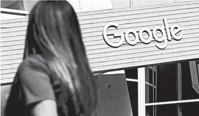  ?? JEFF CHIU/AP 2019 ?? In its lawsuit, the state of New Mexico claims Google violated a federal law, the Children’s Online Privacy Protection Act.