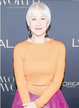  ??  ?? Helen Mirren