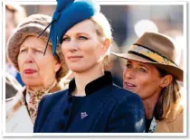  ?? ?? ‘PERFECT FIT’: Dolly Maude, right, with the Princess Royal and her daughter Zara at a horse-racing event