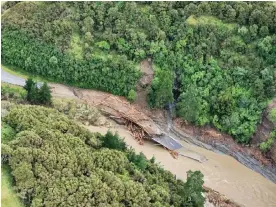  ?? Photograph: New Zealand Defence Force/Reuters ?? A view of flood damage in the the aftermath of cyclone Gabrielle in Hawke’s Bay, New Zealand,