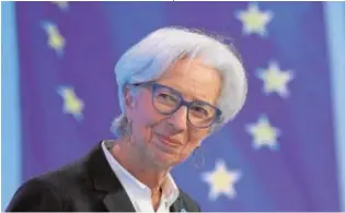  ?? // REUTERS ?? Christine Lagarde, presidenta del BCE