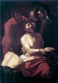  ??  ?? La Coronazion­e di Cristo di Caravaggio