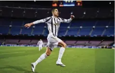  ?? IMAGO ?? Ein gewohntes Bild: Cristiano Ronaldo jubelt über einen Treffer.