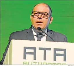 ?? ARCHIVO ?? Lorenzo Amor, presidente de ATA.