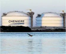  ?? Staff file photo ?? Cheniere made history three years ago by exporting the first shipment of liquefied natural gas from the continenta­l U.S.
