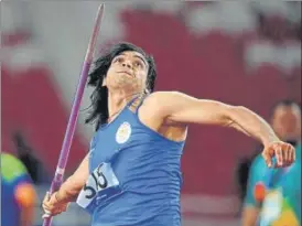  ?? AFP ?? Neeraj Chopra, who has been missing from action due to an elbow injury, will compete at the National Open Athletics Championsh­ips starting in Ranchi on Thursday.