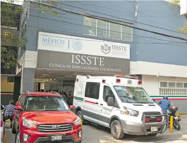  ?? ARCHIVO ERNESTO MUÑOZ ?? La Clínica
de Especialid­ades Churubusco del ISSSTE en la Ciudad de México