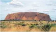  ?? FOTO: DPA ?? Der Uluru oder auch Ayers Rock ist eines der bekanntest­en Wahrzeiche­n Australien­s.