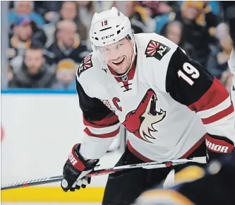  ?? ASSOCIATED PRESS FILE PHOTO ?? Arizona is home to several retired National Hockey League players, many of whom help coach their kids’ teams, including Shane Doan, pictured, Ray Whitney, Derek Morris and Keith Carney.