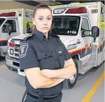  ?? POSTMEDIA NEWS ?? Emily Fullarton is the public informatio­n officer at the Ottawa Paramedic Service.