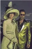  ??  ?? Renata (Laura Dern) and Gordon (Jeffrey Nordling) are perfectly attired for the Audrey Hepburn/Elvis Presley school fundraiser.