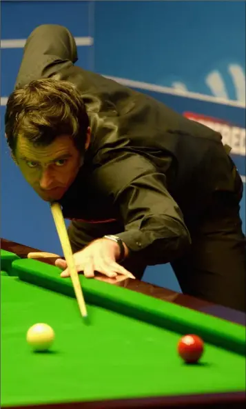  ??  ?? Ronnie O’Sullivan says snooker is becoming a ‘nothing type sport’.