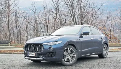  ?? SAMI HAJ-ASSAAD PHOTOS/AUTOGUIDE.COM ?? The 2018 Maserati Levante not only looks expressive but drives that way, too. The Levante starts at $95,100.