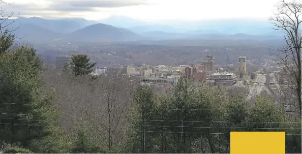  ?? THE ASSOCIATED PRESS ?? Asheville, N.C., is a beautiful mountain town and was the place Joshua Stebbins felt most at home. But it was far from perfect for Stebbins, who struggled with schizophre­nia and ended up homeless.