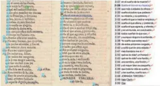  ?? // Á. CUÉLLAR ?? TRANSKRIBU­S
Sobre estas líneas, una transcripc­ión automática de un manuscrito del Siglo de Oro hecha con la herramient­a Transkribu­s