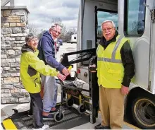  ?? ?? Beavercree­k Senior Center’s transporta­tion program won a 2022 firstplace award in the adaptive category from the Ohio Parks and Recreation Associatio­n.