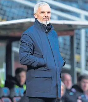  ?? ?? Jim Goodwin’s side can go clear at the top by beating Inverness.