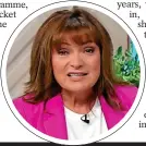  ?? ?? Tearful...Lorraine Kelly yesterday