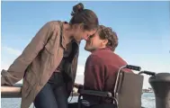  ??  ?? Tatiana Maslany (left) and Jake Gyllenhaal star in "Stronger," which chronicles the story of Boston Marathon bombing survivor Jeff Bauman.