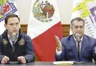  ??  ?? Mando. Rodríguez Calderón informó que el control de la Policía Municipal se prolongará hasta por 60 días.