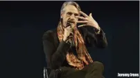  ??  ?? Jeremy Irons