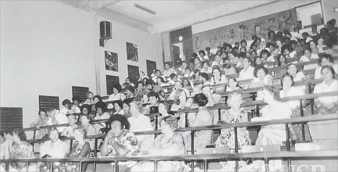  ?? Picture: USP/ SUPPLIED ?? One of the lecture theatres at the University of the South Pacific Laucala Campus in Suva.