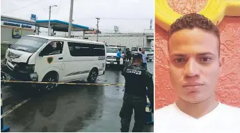  ??  ?? CRIMEN. El motorista Marcelo Maldonado Guiza fue atacado a balazos por el sicario cuando se conducía en el rapidito que manejaba en la entrada a la colonia Lomas del Carmen.