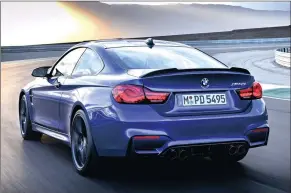  ??  ?? M4 CS plugs the gap between the Competitio­n Package and the GTS.