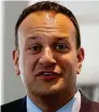  ??  ?? Tips: Leo Varadkar