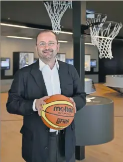  ??  ?? AUSENTE. Patrick Baumann, secretario general de la FIBA.