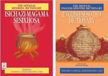  ?? /Supplied ?? Power of words: The South African National Lexicograp­hy Units, which is producing indigenous language dictionari­es, says the use of dictionari­es from an early age improves a child’s cognitive and learning skills, spelling, vocabulary and basic...