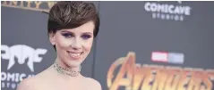  ??  ?? Scarlett Johansson will star as Black Widow in the next Avengers movie.